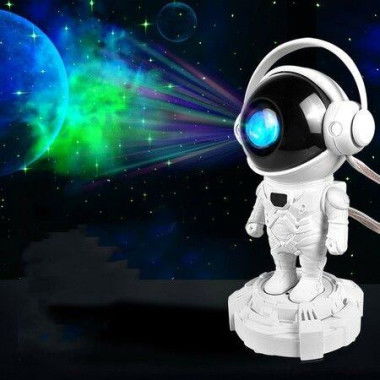 Star Projector Galaxy Night Lights Upgrade Astronaut Starry Nebula Ceiling Lamp With Timer & Remote & Bluetooth Audio Suitable For Christmas Unique Gift.