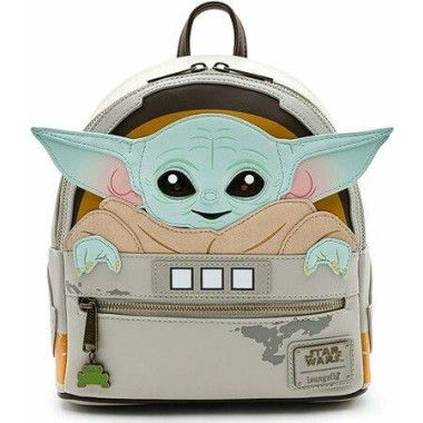 Star Wars Baby Yoda The Mandalorian Womens Double Strap Shoulder Bag Purse