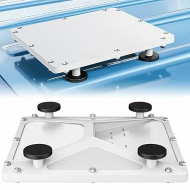 Starlink Mini Magnetic Mount,Starlink Mini Roof Mount with Protection Cover,Mounting Kit Accessories for RV,Truck,Boat,Camping & Off-Road (White)