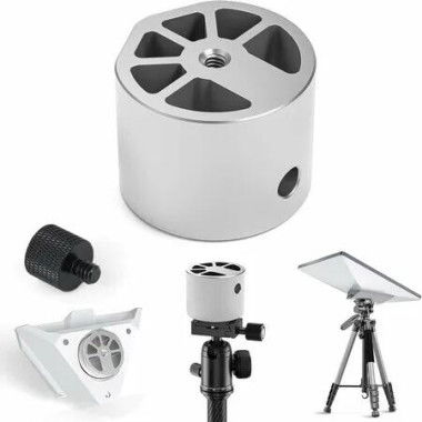 Starlink Mini Tripod Adapter,Aluminum Mimi Starlink Mount with 1/4In -20 & 3/8In -16 Thread,Compatible with Mini Star Link Pipe Adapter and Flat Mount