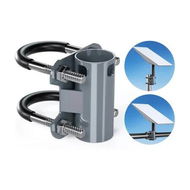 Detailed information about the product Starlink RV Mount Gen 2, Starlink Mounting U-Bolt Pipe Adapter for Starlink V2 Portable Starlink Mounting Bracket Stand for Roof, Camping, RV Travel