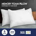 STARRY EUCALYPT Memory Foam Pillow Twin Pack Pillows Bamboo Fabric Cool Gel 70x40cm. Available at Crazy Sales for $54.97