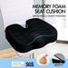 STARRY EUCALYPT Seat Cushion Car Office Memory Foam Pillow with Black Plush Cover. Available at Crazy Sales for $34.95