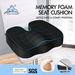 STARRY EUCALYPT Seat Cushion Memory Foam Pillow Pad Car Office Back Pain Relief Mesh Black. Available at Crazy Sales for $39.95