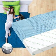 Detailed information about the product Starry Eucalypt SINGLE Size Memory Foam Mattress Topper 7 Zone 8CM COOL GEL Bamboo