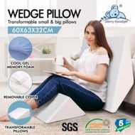 Detailed information about the product Starry Eucalypt Wedge Pillow Memory Foam Cool Gel Bed Sofa Lie Cushion