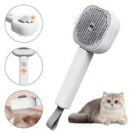 Detailed information about the product Steam Brush for Cats,3 in 1 Steamy Pet Mist Massage Brush for Shedding for Indoor Dogs and Cats,Pet Grooming Removal Comb,Grey
