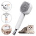 Steam Brush for Cats,3 in 1 Steamy Pet Mist Massage Brush for Shedding for Indoor Dogs and Cats,Pet Grooming Removal Comb,Grey. Available at Crazy Sales for $19.95