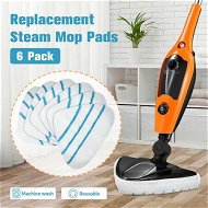 Detailed information about the product Steam Mop Replacement Pads Cloths 6 Pack Replaceable For 14in1 Garment Carpet Floor Handheld Electric Steamer Cleaner Reusable Washable