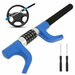Steering Wheel Lock Keyless Retractable Car Security Anti Theft Lock Combination Double Hook 5 Coded Combination Lock for Universal Model for Cars,Blue. Available at Crazy Sales for $39.99