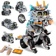 Detailed information about the product STEM Building Toys for Kids Age 6 to 14, Remote and APP Controlled 3in1 STEM Motorcycle Robot Building Kit for Kid