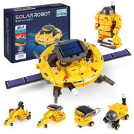 Detailed information about the product STEM Projects for Kids,Science Kits,Solar Space Toys Gifts,120Pcs Building Experiments Robots for Ages 3+ (Yellow)