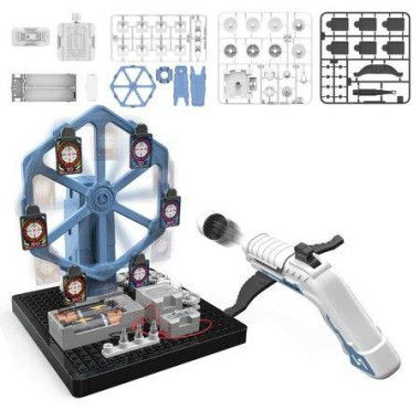 Stem Toys Mechanical Shooting Target Science Exploration Kit for Circuit Gear Principles Electronics Building Tool for 8+ Year Old Kids