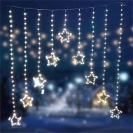 Detailed information about the product Stockholm Christmas Lights 307 LEDs Curtain Star Warm White Outdoor Garden Decoration