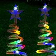 Detailed information about the product Stockholm Christmas Lights 8pcs 50CM LED Solar Tree Path Outdoor Garden