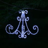 Detailed information about the product Stockholm Christmas Lights CHANDELIER Motif Lights 540 Cool White LEDs Decor