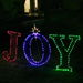 Stockholm Christmas Lights JOY SIGN Motif Lights 216 Multi Colour LEDs Decor. Available at Crazy Sales for $219.95