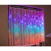 Stockholm Christmas Lights LED Curtain Lights 288 LEDs Connectable Rainbow Flash 8 Functions incl 7 Flash Modes and Steady Glow Memory Hold Function. Available at Crazy Sales for $59.96