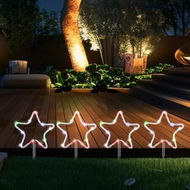 Detailed information about the product Stockholm Christmas Lights SOLAR MESH ROPE Path Lights Multi Colour LEDs Outdoor