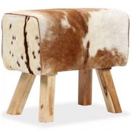 Detailed information about the product Stool Genuine Goat Leather 60x30x50 Cm