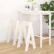 Detailed information about the product Stools 2 Pcs White 40x40x75 Cm Solid Wood Pine