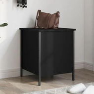 Detailed information about the product Storage Bench Black 40x42.5x50 cm Engineered Wood