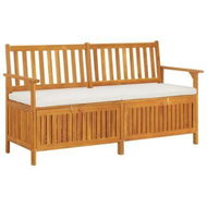 Detailed information about the product Storage Bench With Cushion 148 Cm Solid Wood Acacia