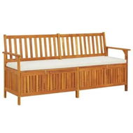 Detailed information about the product Storage Bench with Cushion 170 cm Solid Wood Acacia