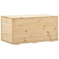 Detailed information about the product Storage Box 100x54x50.7 Cm Solid Pine Wood.