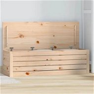 Detailed information about the product Storage Box 109x36.5x33 cm Solid Wood Pine