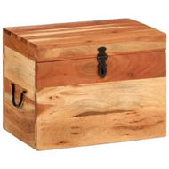 Detailed information about the product Storage Box 39x28x31 cm Solid Wood Acacia