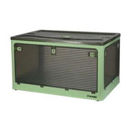 Detailed information about the product Storage Box Plastic Stackable Container L Green Large