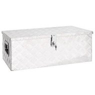 Detailed information about the product Storage Box Silver 80x39x30 cm Aluminium