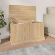 Detailed information about the product Storage Box Sonoma Oak 70x40x38 cm Engineered Wood