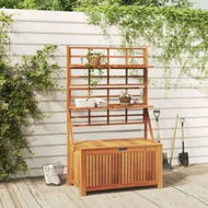 Detailed information about the product Storage Box with Trellis 99x50x160 cm Solid Wood Acacia