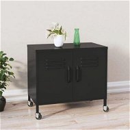 Detailed information about the product Storage Cabinet Black 60x35x56 cm Steel