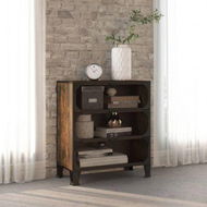 Detailed information about the product Storage Cabinet Rustic Brown 72x36x82 Cm Metal And MDF