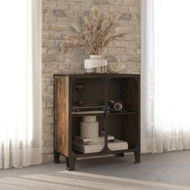 Detailed information about the product Storage Cabinet Rustic Brown 72x36x82 cm Metal and MDF