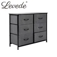 Detailed information about the product Storage Cabinet Tower Chest Dark Grey