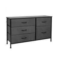 Detailed information about the product Storage Cabinet Tower Chest Dark Grey