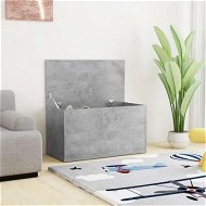 Detailed information about the product Storage Chest Concrete Grey 84x42x46 cm Engineered Wood