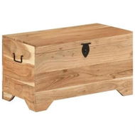 Detailed information about the product Storage Chest Solid Acacia Wood