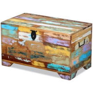 Detailed information about the product Storage Chest Solid Reclaimed Wood