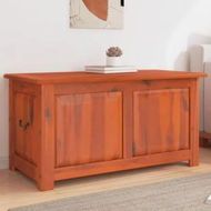 Detailed information about the product Storage Chest with Lid Brown Solid Wood Acacia