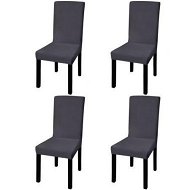 Detailed information about the product Straight Stretchable Chair Cover 4 Pcs Anthracite