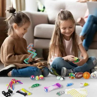 Stress Relief 42-Piece Sensory Fidget Toys Pack, Anxiety Relief Bundle for Kids, and Individuals with Autism or ADHD