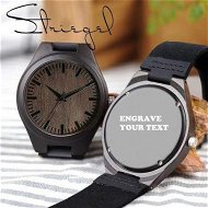 Detailed information about the product Striegel Design Your Own Engraved Wooden Watch
