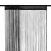 String Curtains 2 pcs 140x250 cm Black. Available at Crazy Sales for $49.95