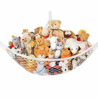 Stuffed Animal Net Hammock for Plushie Toys,Stuffed Animal Hammock Corner for Kids Room Decor,Ideas for Organizing Stuffy Collection 1 Pack