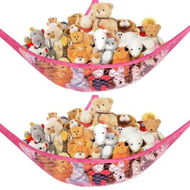 Detailed information about the product Stuffed Animal Net Hammock for Plushie Toys,Stuffed Animal Hammock Corner for Kids Room Decor,Ideas for Organizing Stuffy Collection,2 Pack,Pink